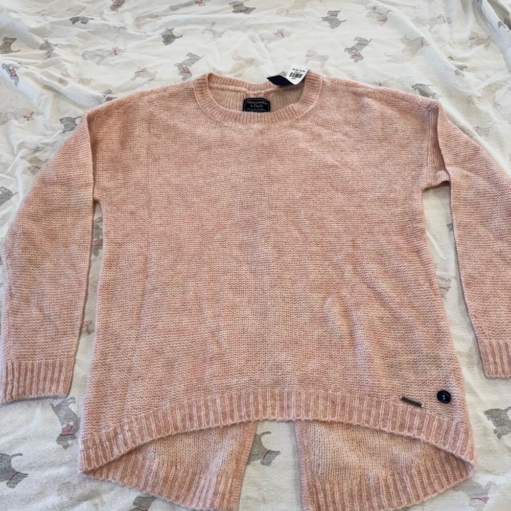 Abercrombie & Fitch Pink Crew Neck Sweater